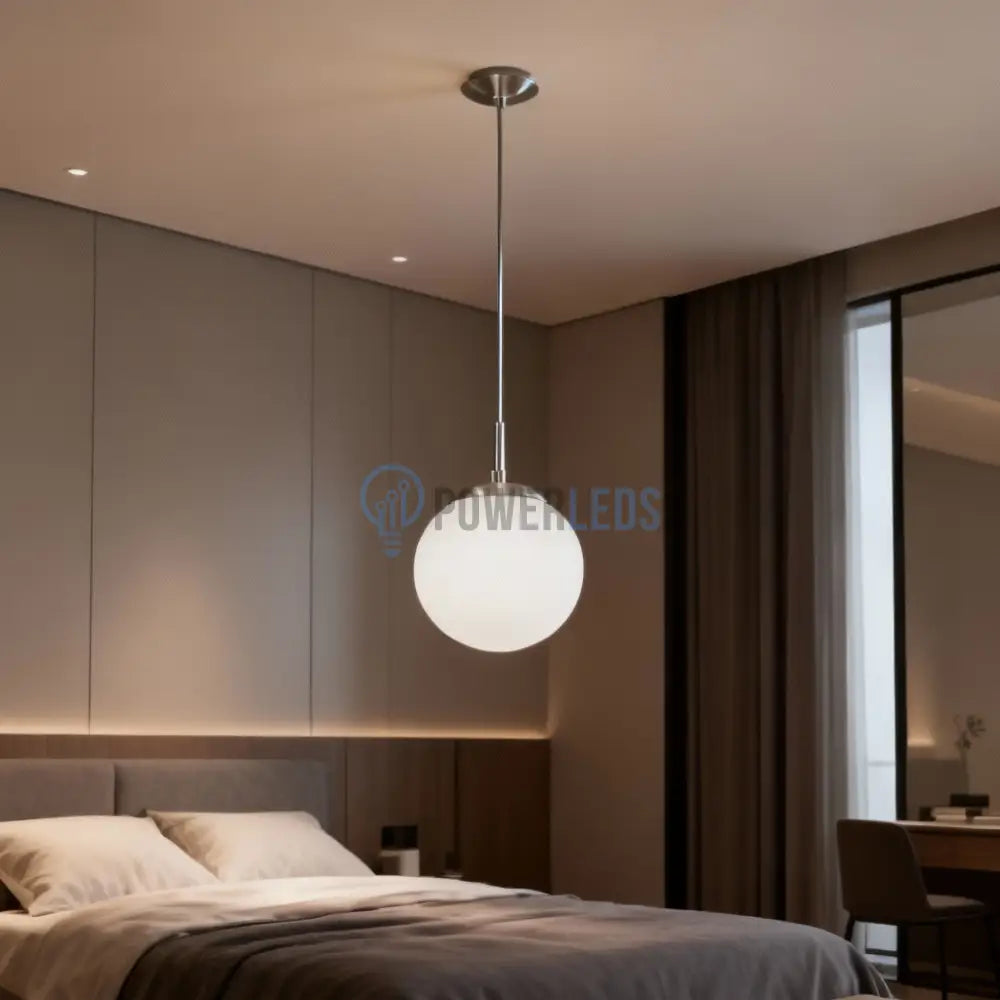 Pendul RONDO White & Silver 110x20CM ALBA / ABAJUR Lighting Fixtures