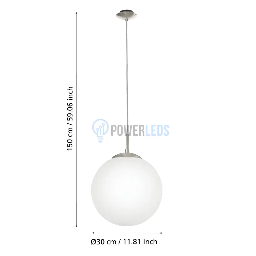 Pendul RONDO White & Silver 110x30CM ALBA / ABAJUR Lighting Fixtures