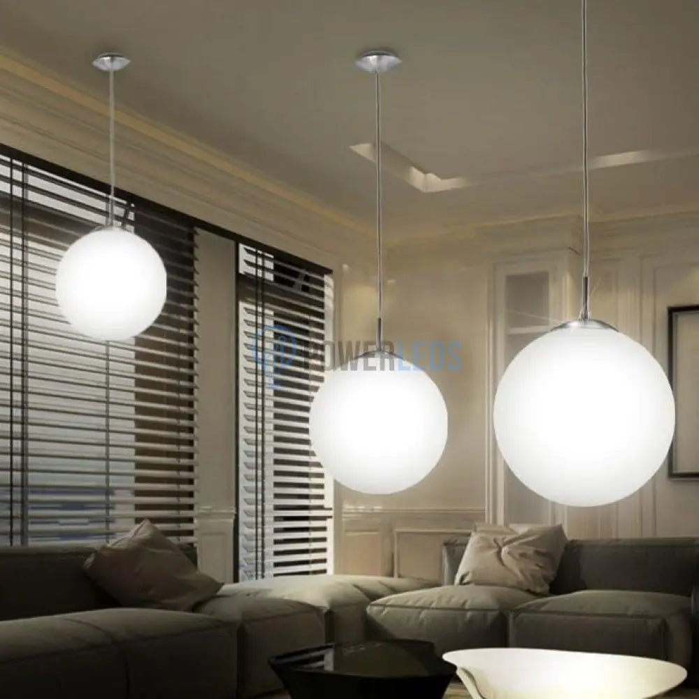 Pendul RONDO White & Silver 110x30CM ALBA / ABAJUR Lighting Fixtures