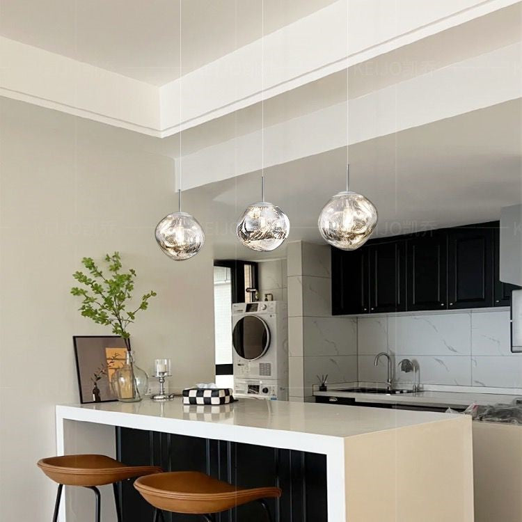 Pendul Nordic Sticla Crom DX1020-1 CH