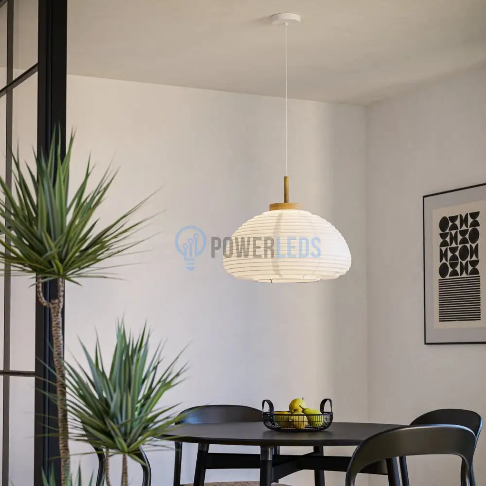 Pendul SUMMERHILL White & Brown 110CM ALBA / VINTAGE SI RETRO DESIGN Lighting Fixtures