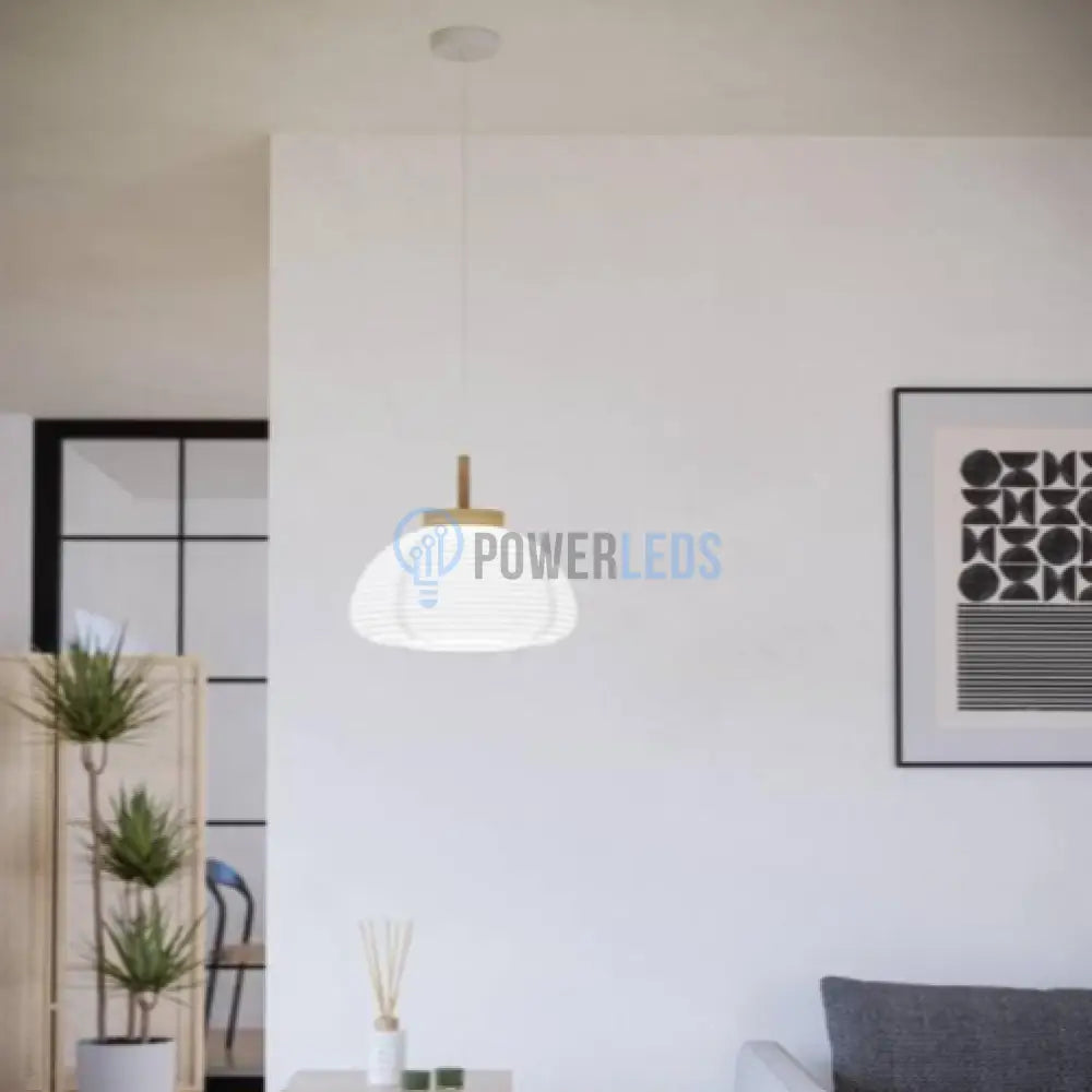 Pendul SUMMERHILL White & Brown 110CM ALBA / VINTAGE SI RETRO DESIGN Lighting Fixtures