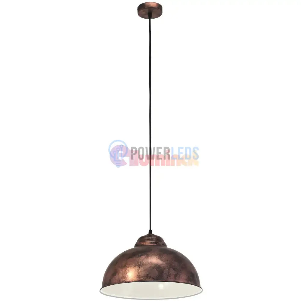 Pendul TRURO 2 Antique Cooper 110CM Eglo AURIU / ABAJUR Lighting Fixtures
