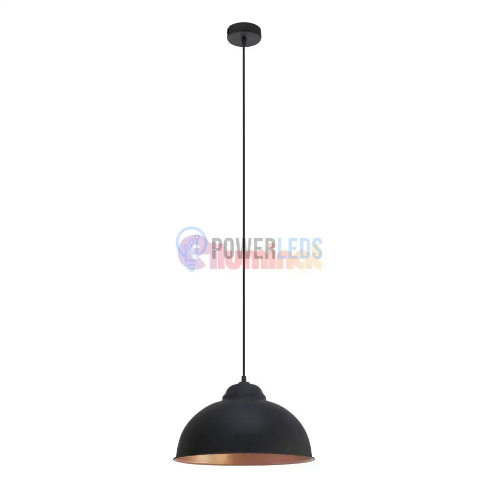 Pendul TRURO 2 Black & Gold 110CM Eglo NEAGRA / ABAJUR Lighting Fixtures