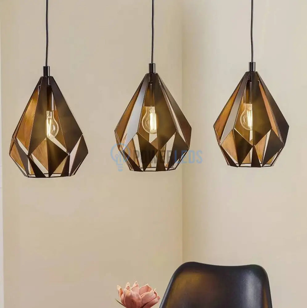Pendul Vintage E27 Carlton1 Eglo 49254 Lighting Fixtures