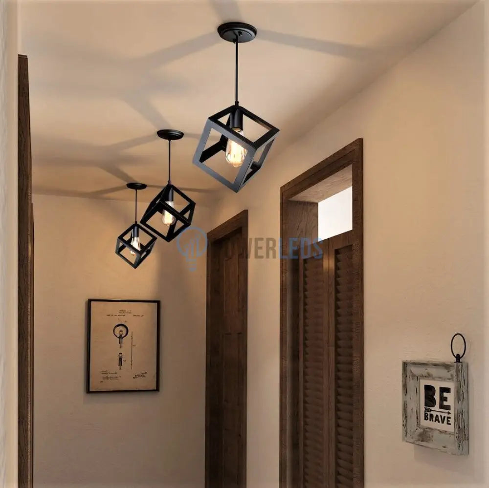 Pendul Vintage E27 Cub Lighting Fixtures