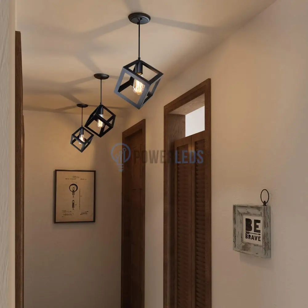 Pendul Vintage E27 Cub Lighting Fixtures