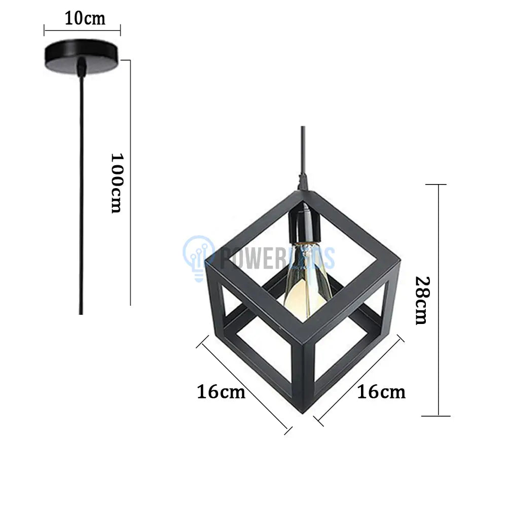 Pendul Vintage E27 Cub Lighting Fixtures