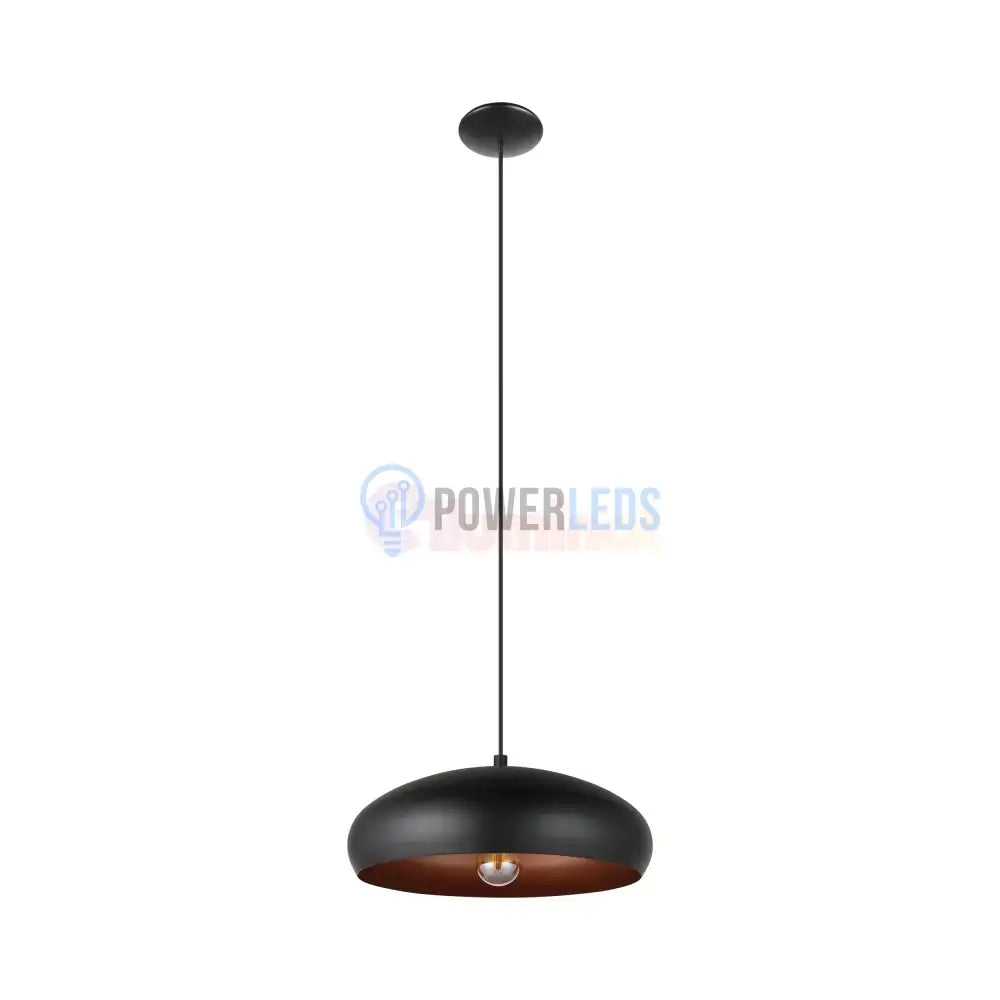 Pendul Vintage MOGANO 1 Black & Gold 110CM Eglo NEAGRA / VINTAGE SI RETRO DESIGN Lighting Fixtures