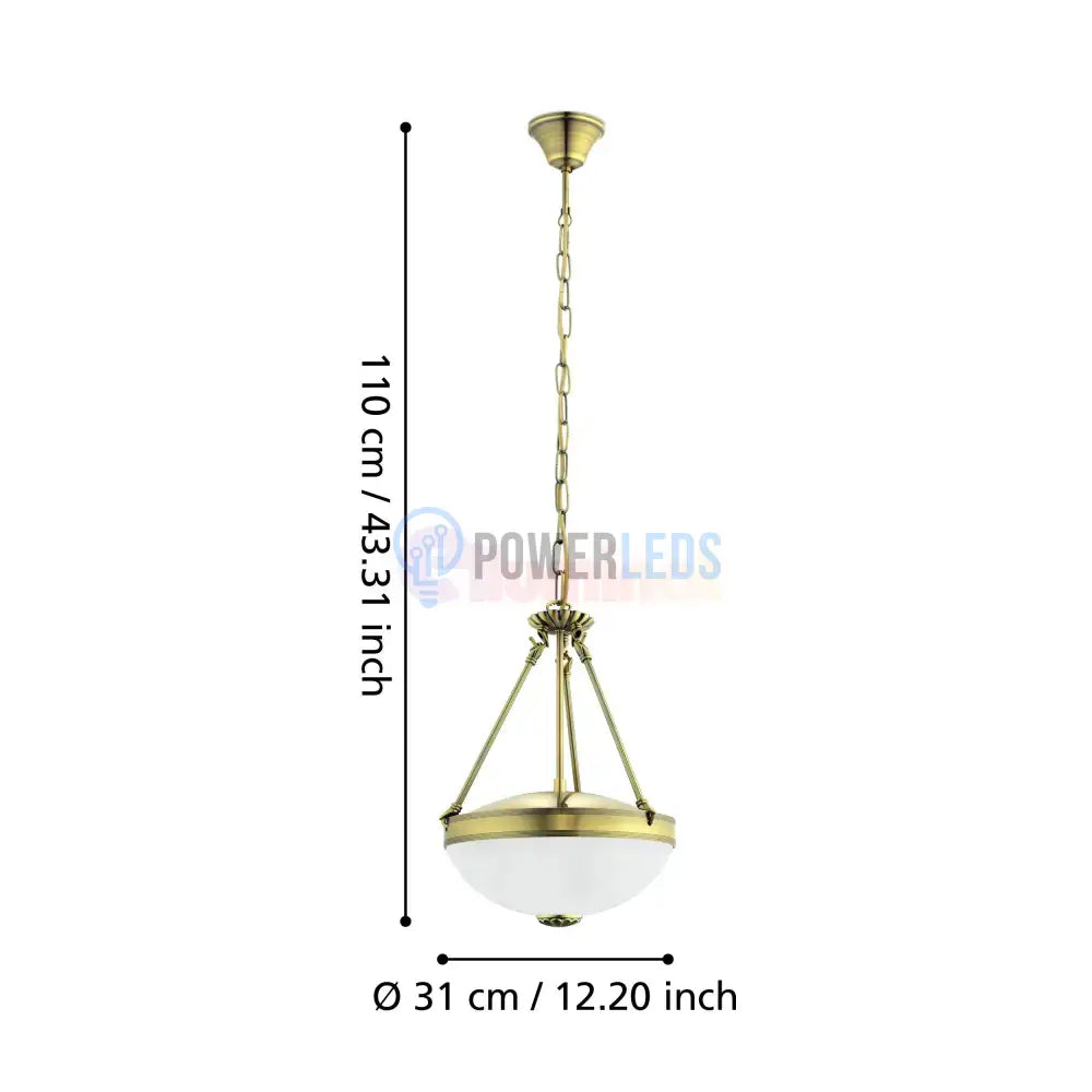 Pendul Vintage SAVOY Bronze 110x31CM BRONZ / VINTAGE SI RETRO DESIGN Lighting Fixtures