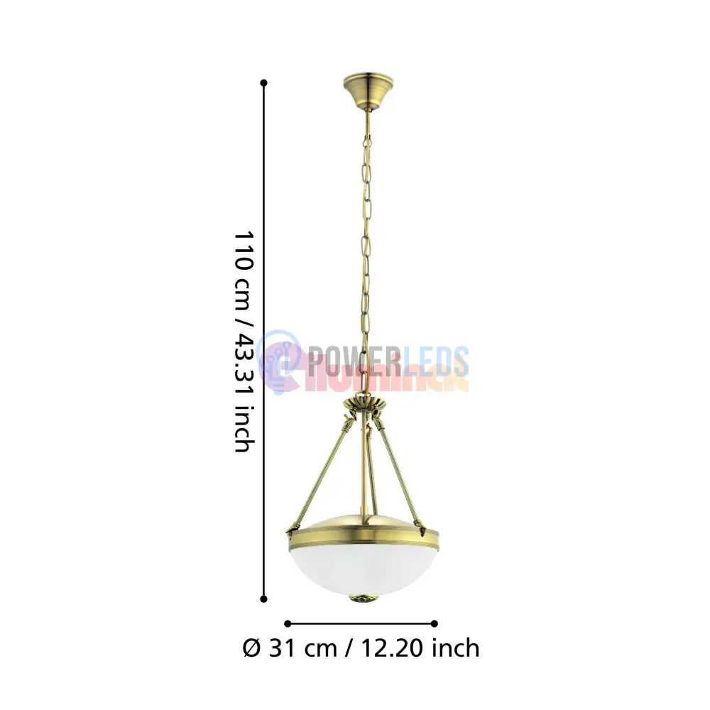 Pendul Vintage SAVOY Bronze 110x31CM BRONZ / VINTAGE SI RETRO DESIGN Lighting Fixtures