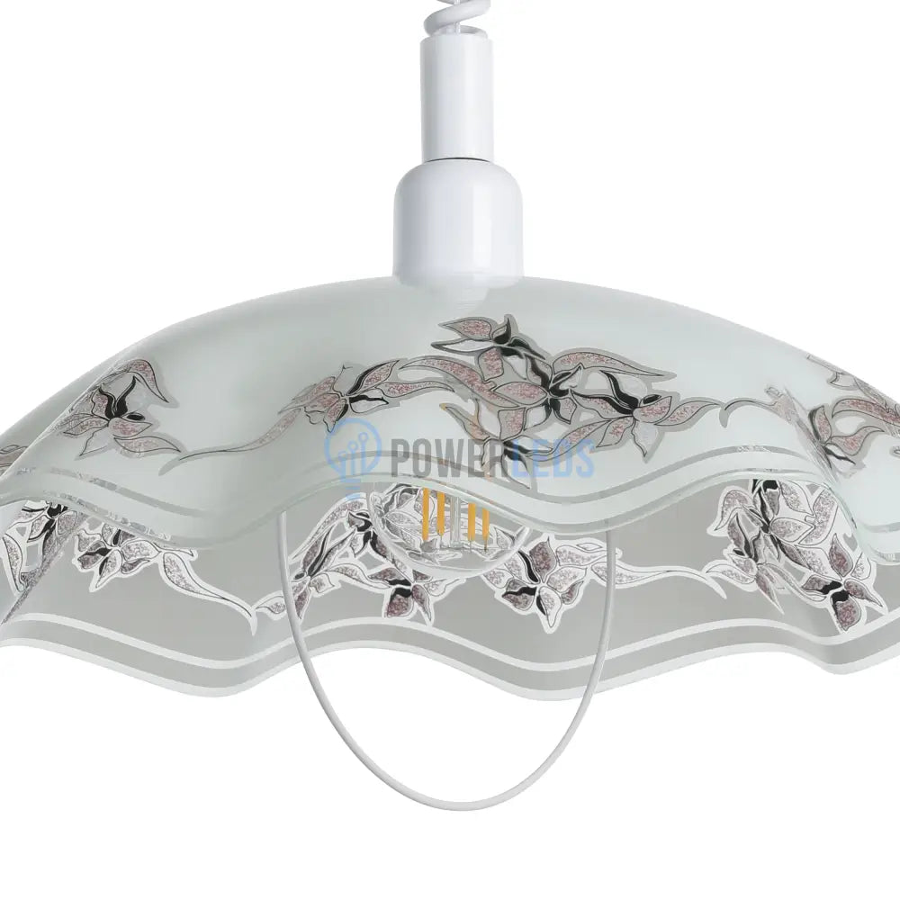 Pendul Vintage VETRO White 110CM ALBA / ABAJUR Lighting Fixtures