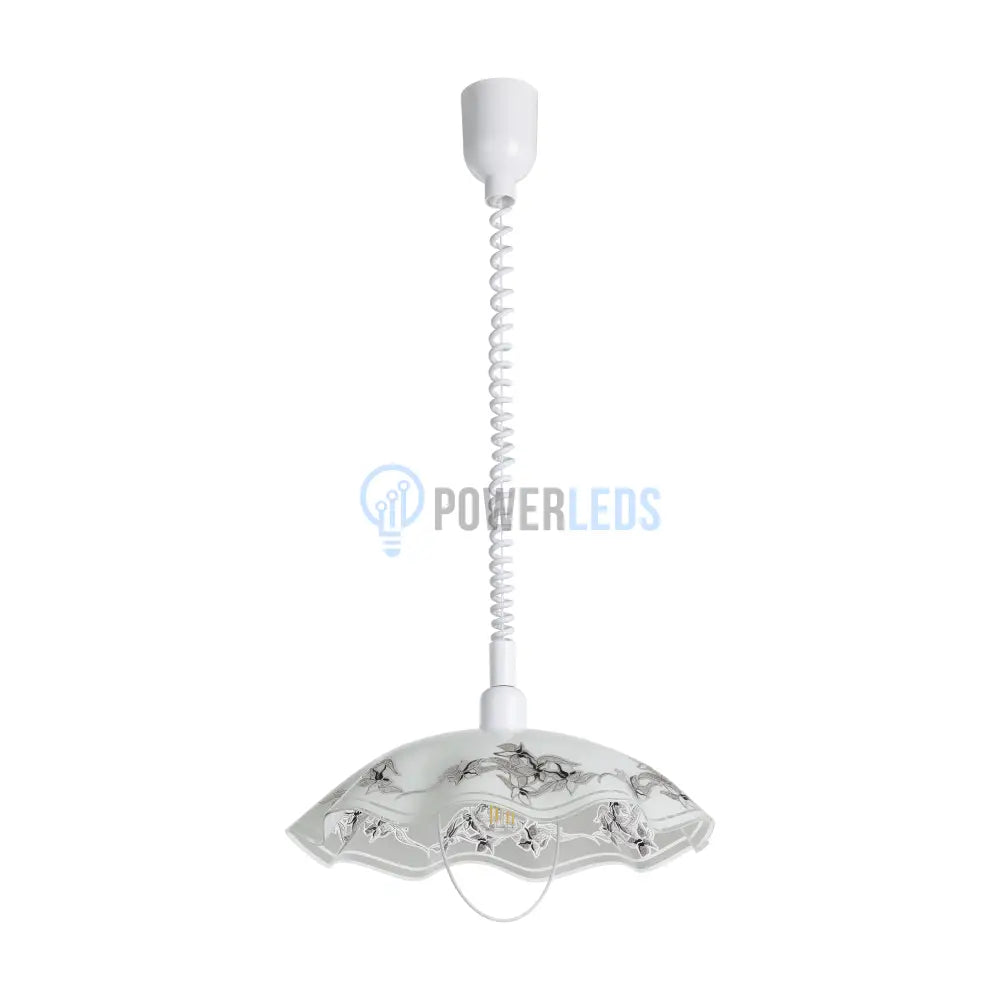 Pendul Vintage VETRO White 110CM ALBA / ABAJUR Lighting Fixtures