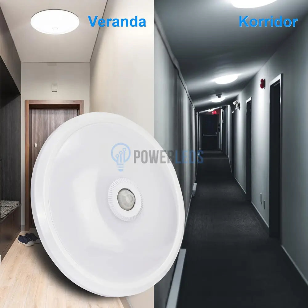 Plafoniera Led 12W Senzor Miscare Echivalent 75W Sensor Ceiling Light