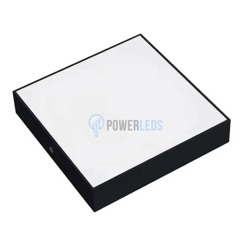 Plafoniera Led 18W Ultra-Thin Black Patrata Echivalent 200W Led Ceiling Light