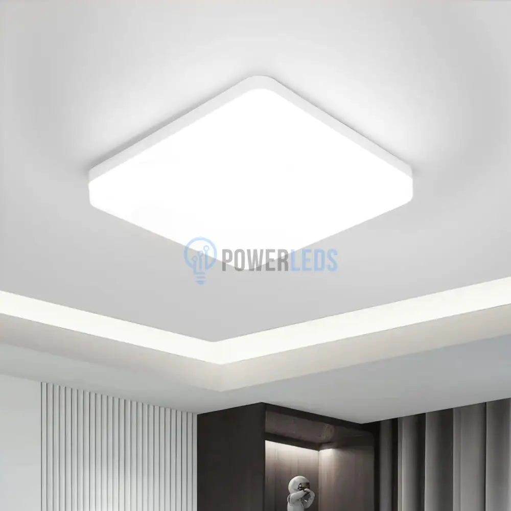 Plafoniera Led 48W Frameless Patrata Echivalent 400W Led Ceiling Light