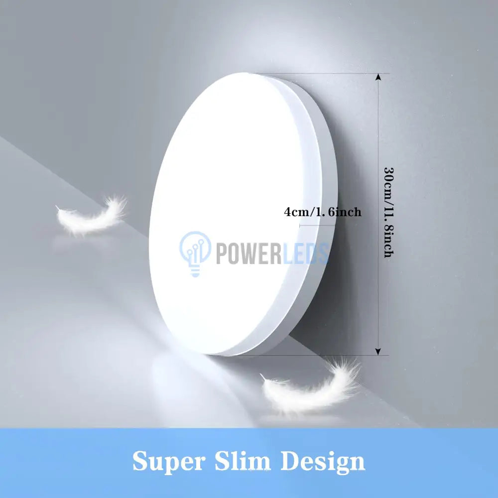 Plafoniera Led 48W Frameless Rotunda Echivalent 400W Led Ceiling Light