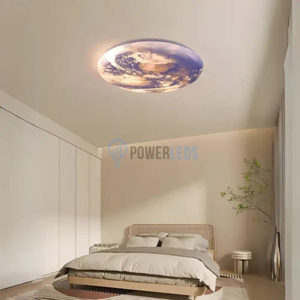 Plafoniera LED 96W 50CM EARTH Echivalent 500W powerleds.ro
