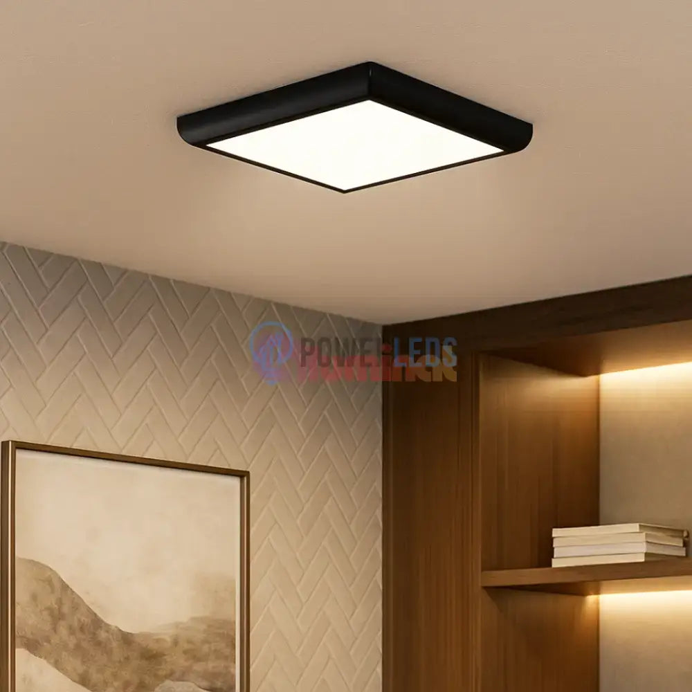 Plafoniera LED Baie 20W Square IP40 3 Lumini Echivalent 200W powerleds.ro