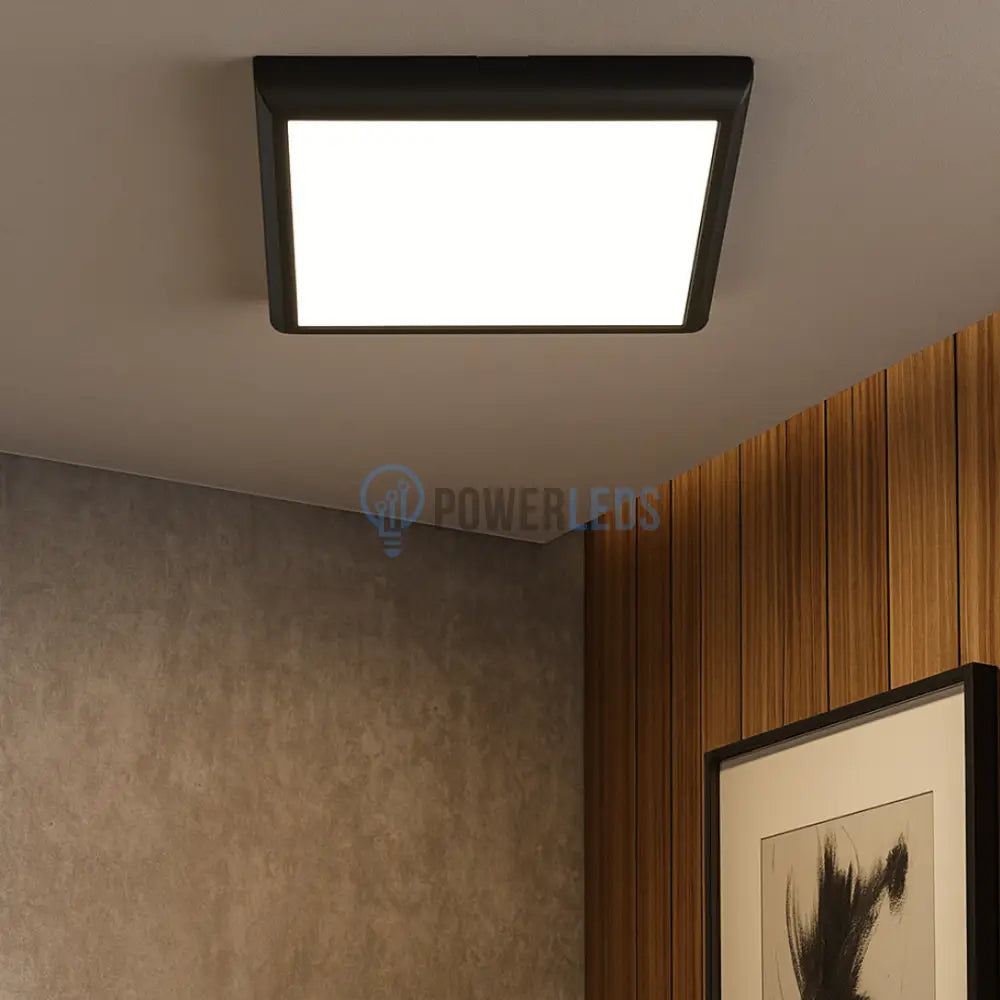 Plafoniera LED Baie 20W Square IP40 3 Lumini Echivalent 200W powerleds.ro