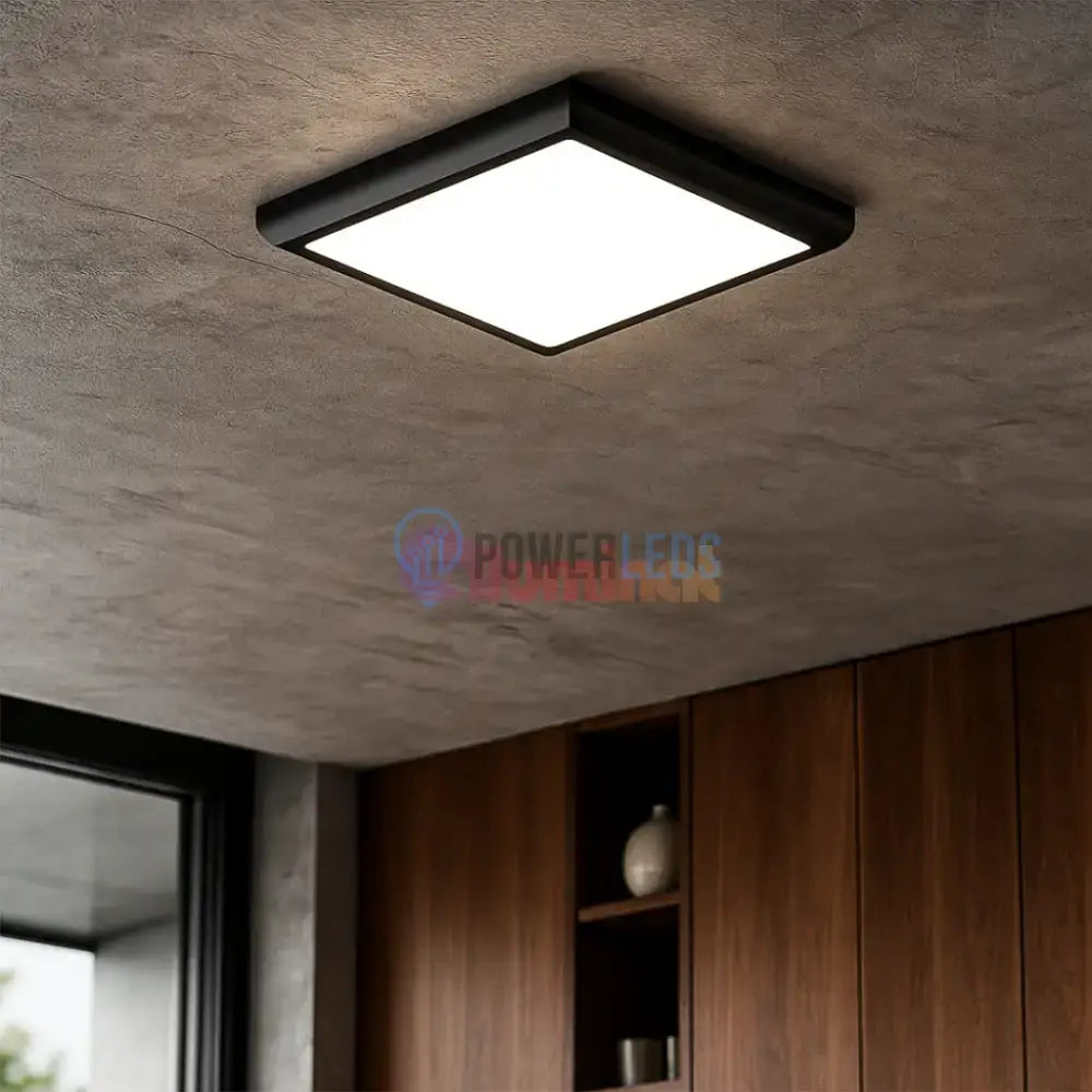 Plafoniera LED Baie 20W Square IP40 3 Lumini Echivalent 200W powerleds.ro