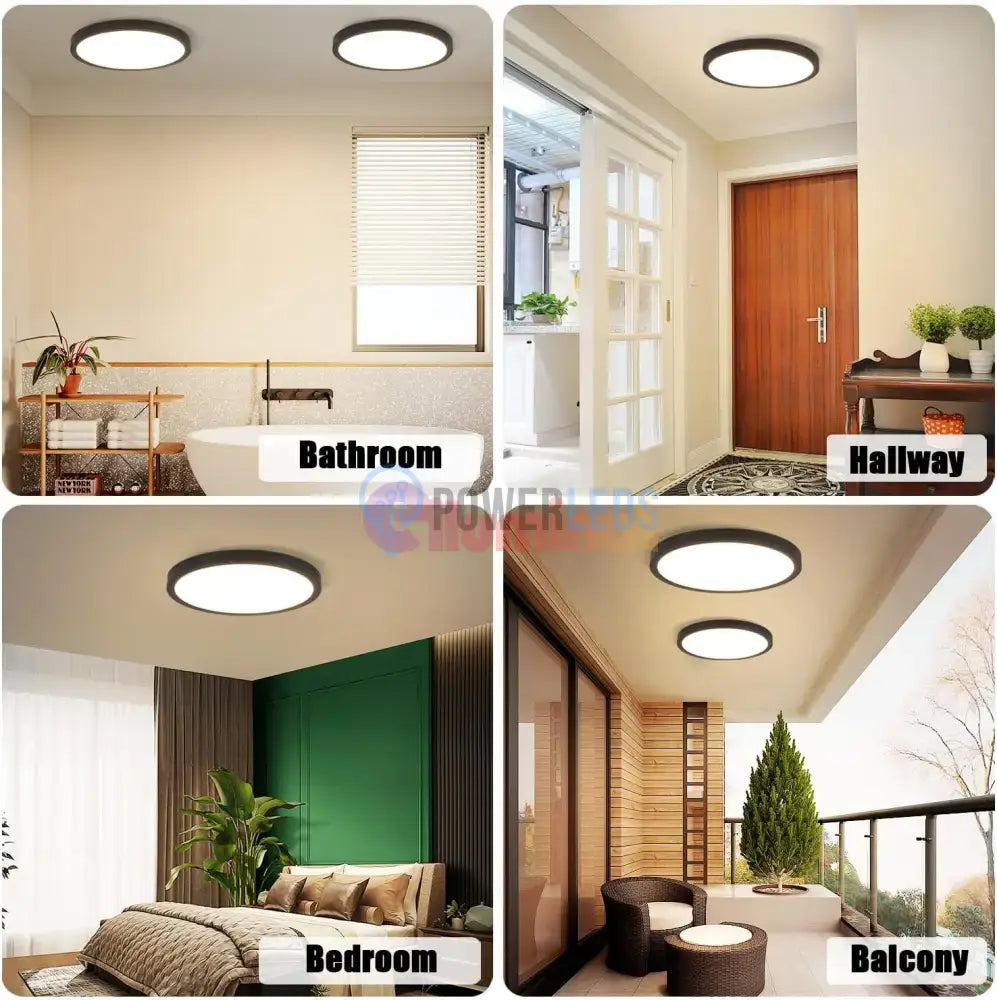 Plafoniera LED Baie 32W 40cm IP40 3 Lumini Echivalent 280W powerleds.ro