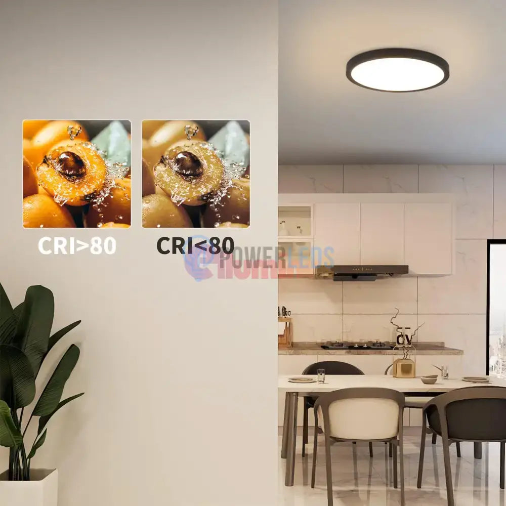 Plafoniera LED Baie 32W 40cm IP40 3 Lumini Echivalent 280W powerleds.ro