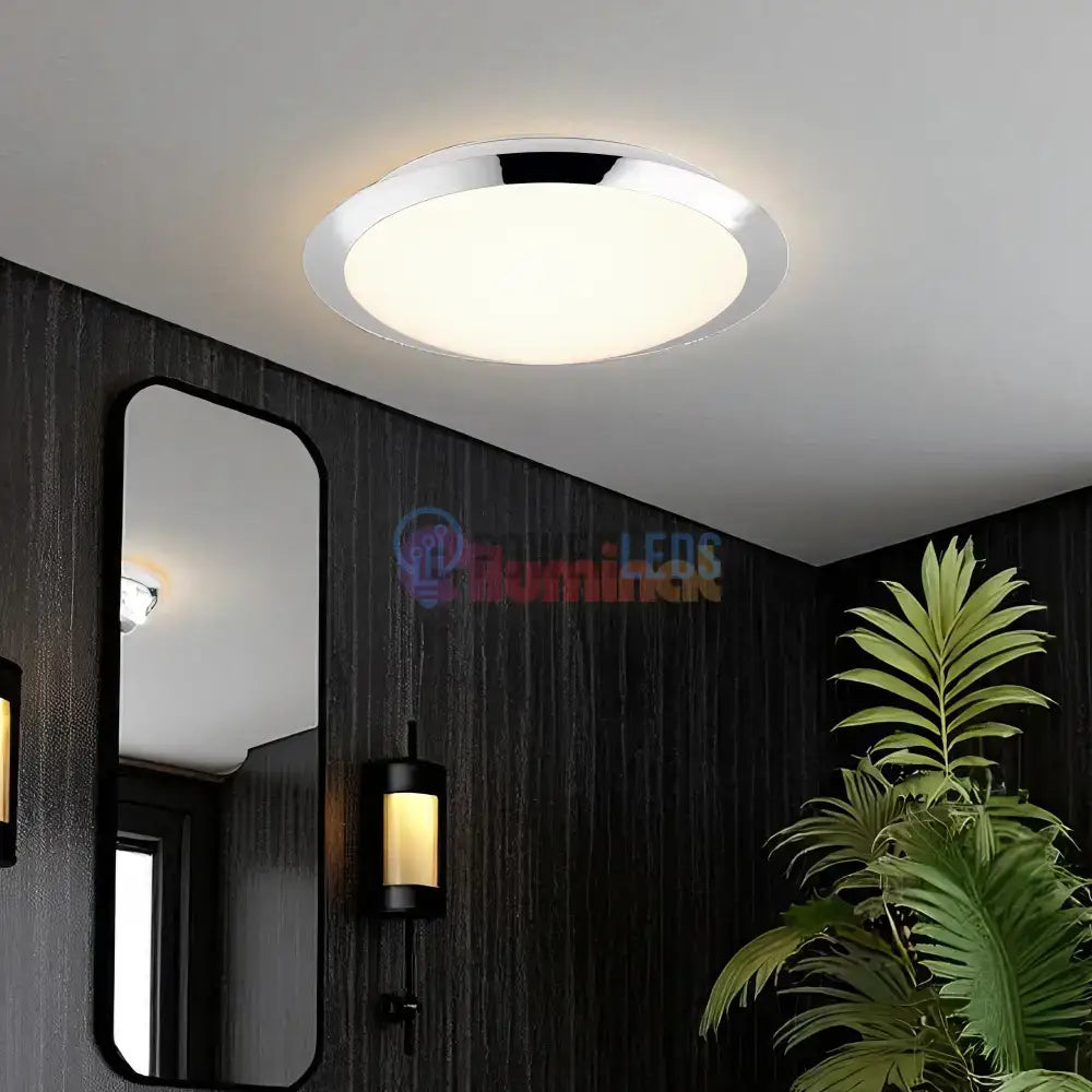 Lustra LED UMBERTO Crom powerleds.ro