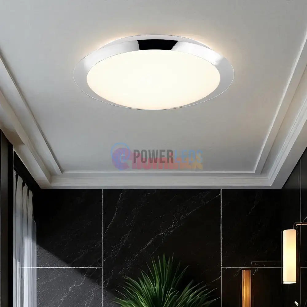Lustra LED UMBERTO Crom powerleds.ro
