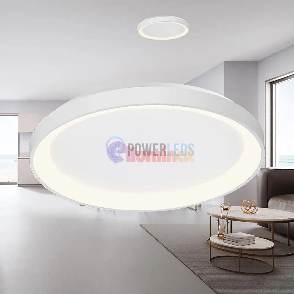 Lustra LED GIRONA White, 3 Lumini din buton, Echivalent 400W powerleds.ro