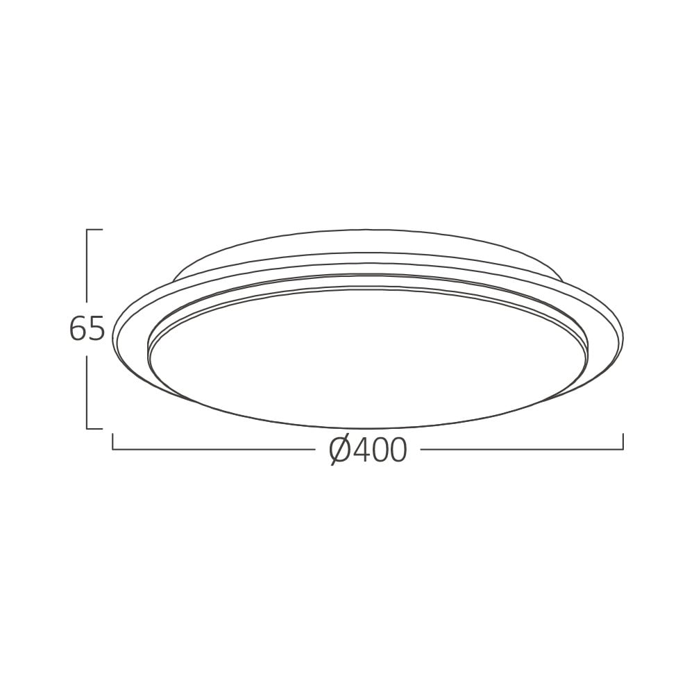 Plafoniera LED PAOLA Rotunda 40CM Echivalent 200W