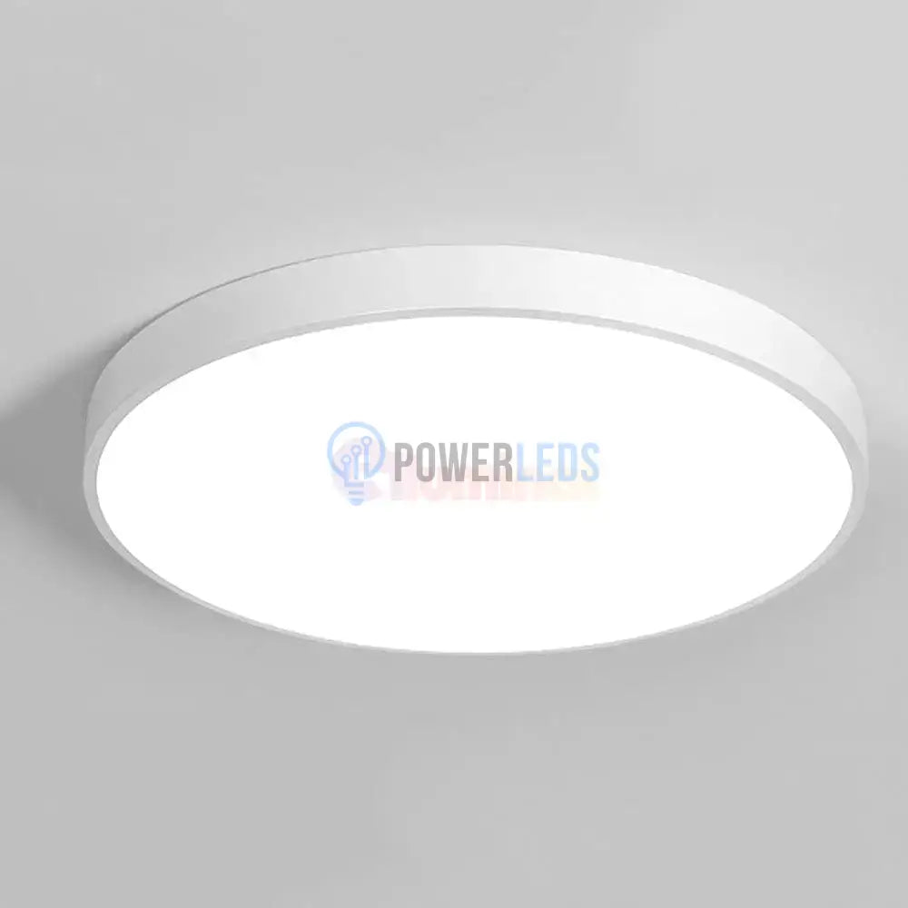 Plafoniera LED Rotunda 50cm IP44 ULTRA-THIN Echivalent 600W ALB RECE / 60W / ALBA led ceiling light