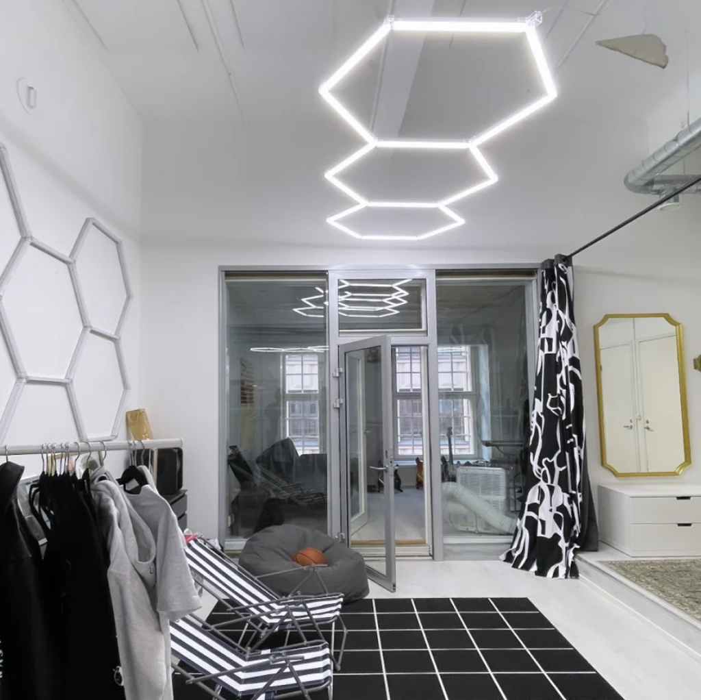 Plafoniera LED Tip Hexagon 98x244CM 160W Echivalent 1500W