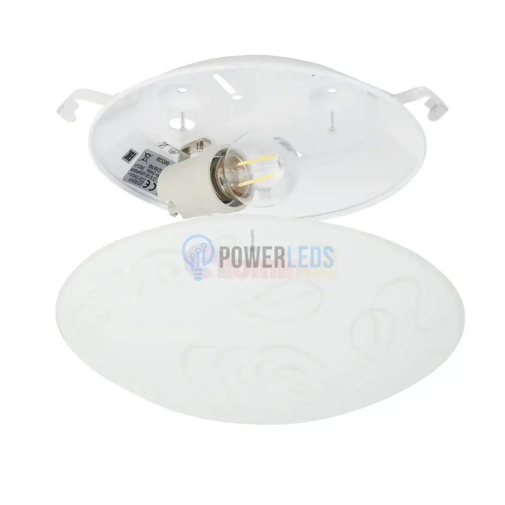 Plafoniera MARS Rose White Rotunda 25CM led ceiling light
