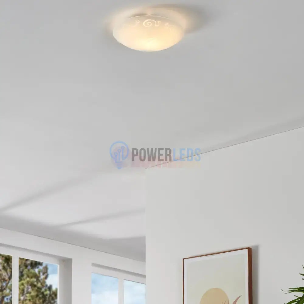 Plafoniera MARS Rose White Rotunda 25CM led ceiling light