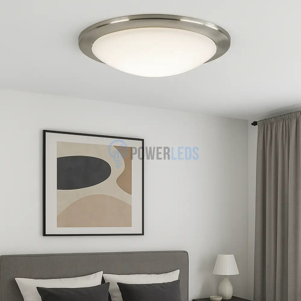 Plafoniera PLANET Silver Rotunda 29CM APLICA PERETE / TAVAN / 25CM led ceiling light