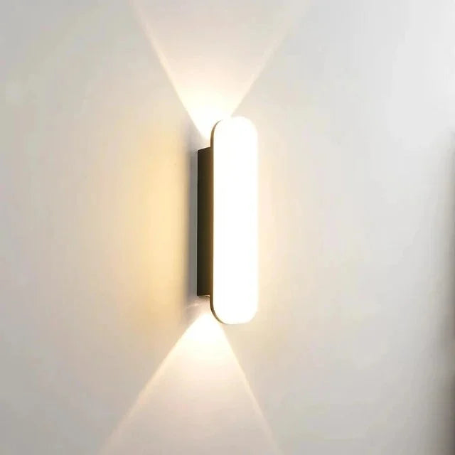 Aplica LED Exterior 12W Neagra Full Dispersion Echivalent 150W