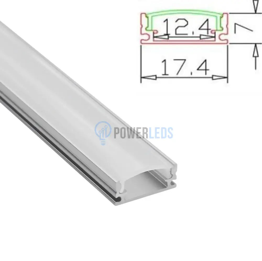 Profil Aluminiu Dispersor Mat 2 Metri