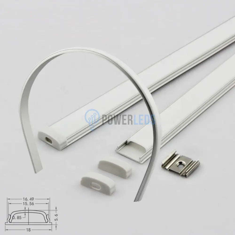 Profil Aluminiu Flexibil 2 Metri Led Strip Profile