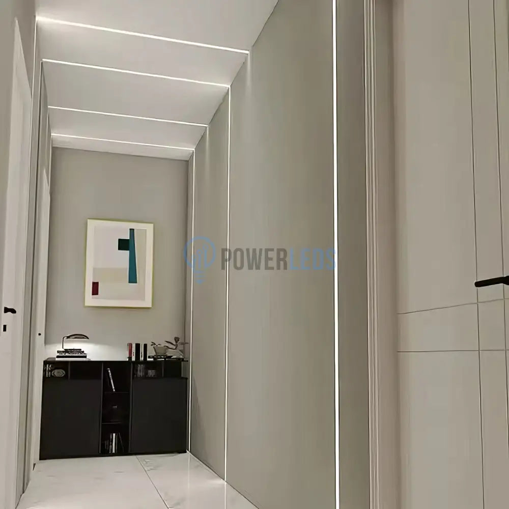 Profil LED 2 Metri Incastrat Sub Tencuiala
