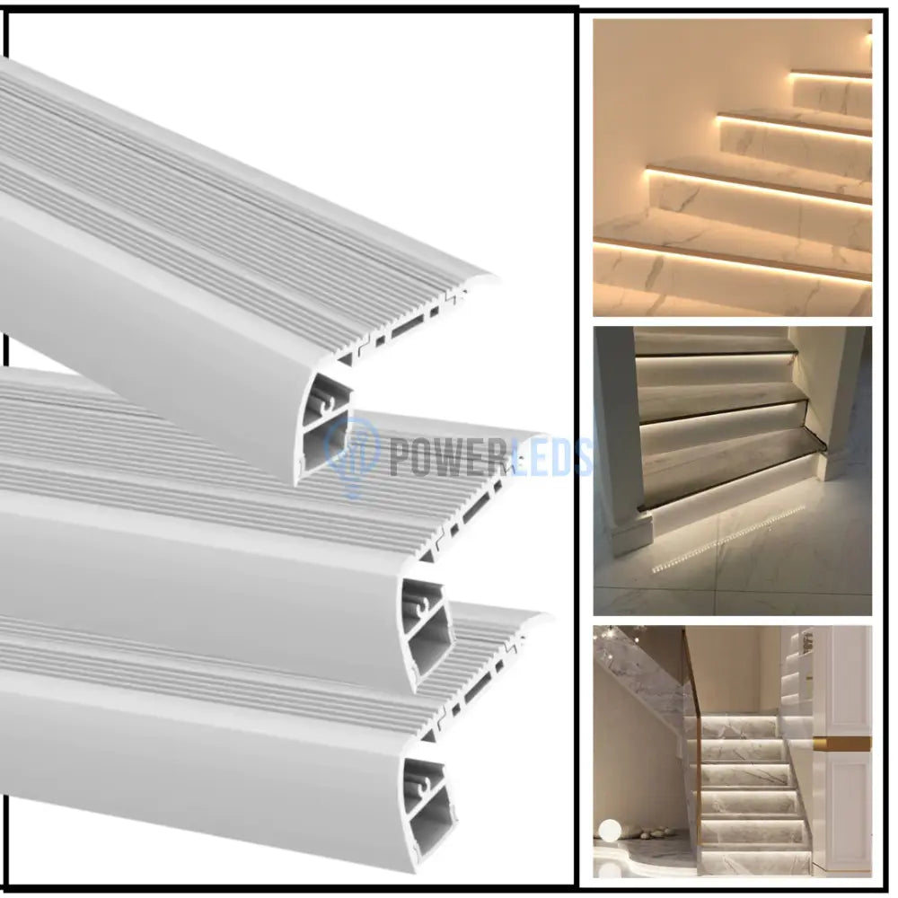 Profil LED Aluminiu Pentru Trepte 2 Metri