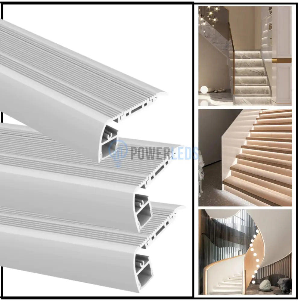 Profil LED Aluminiu Pentru Trepte 2 Metri