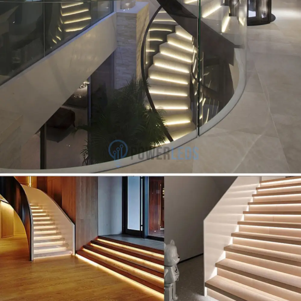 Profil LED Aluminiu Pentru Trepte 2 Metri