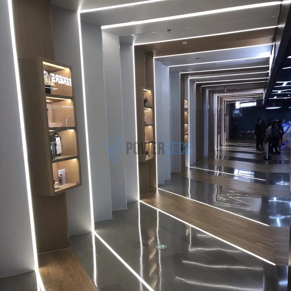 Profil LED 2 Metri Incastrat Adanc - Solutie Profesionala cu Cleme de Montaj