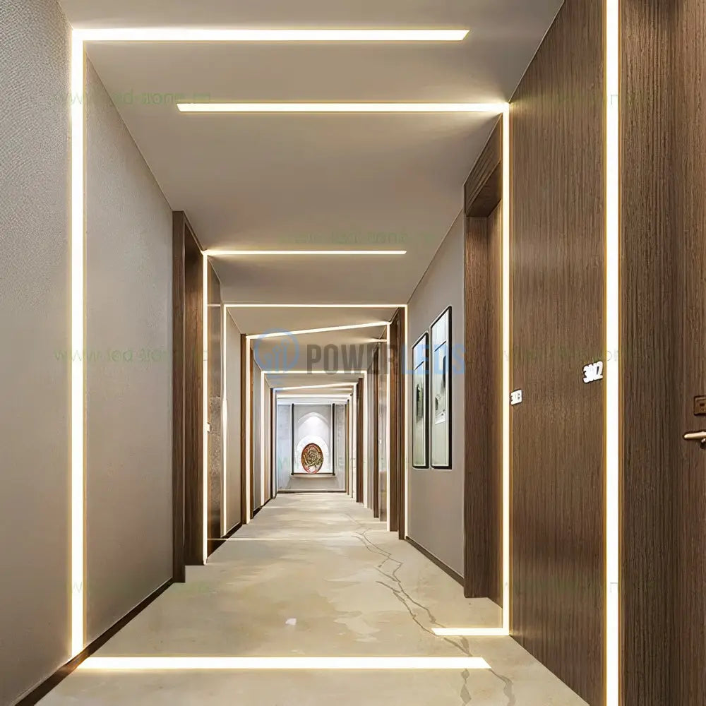 Profil LED 2 Metri Incastrat Adanc - Solutie Profesionala cu Cleme de Montaj