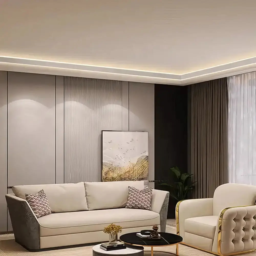 Profil LED Colt Dublu Aluminiu 2 Metri