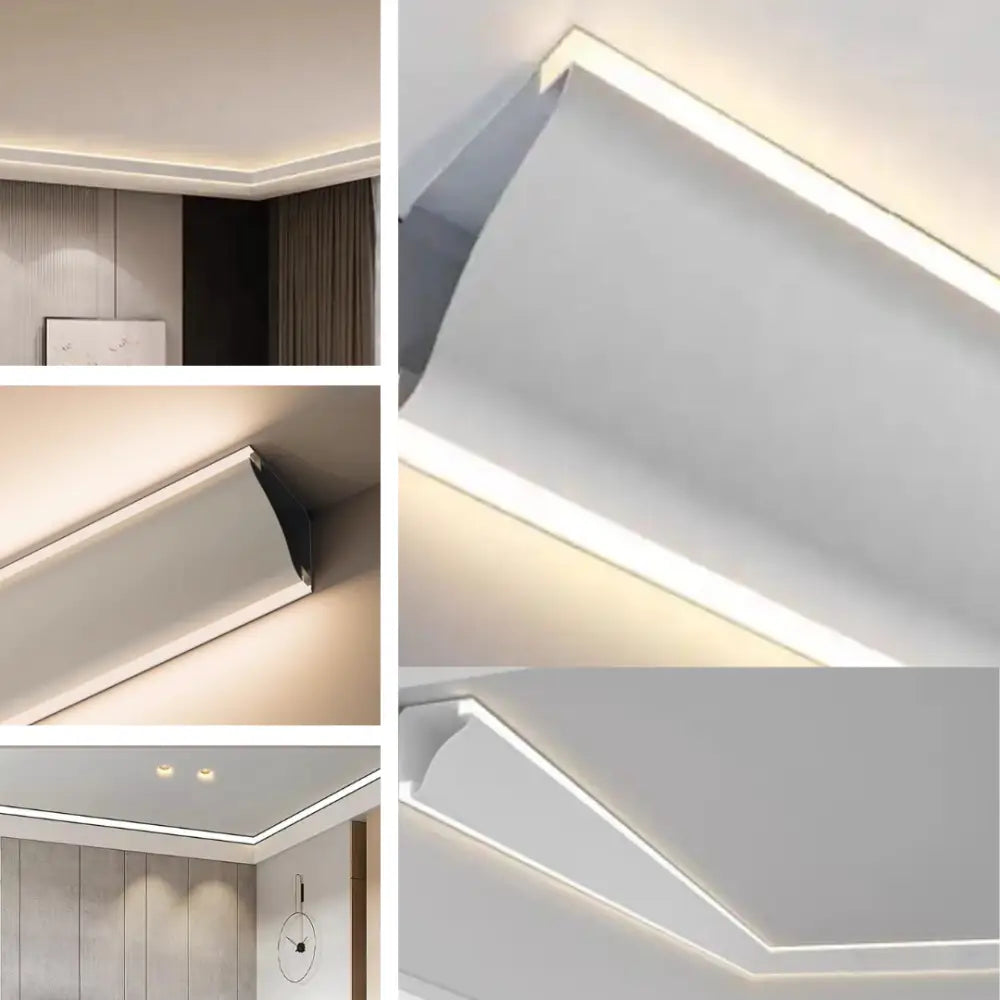 Profil LED Colt Dublu Aluminiu 2 Metri