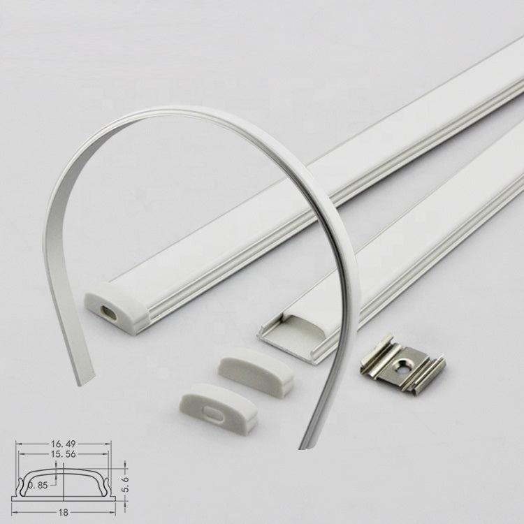 Profil Banda LED Aluminiu Flexibil 2 Metri