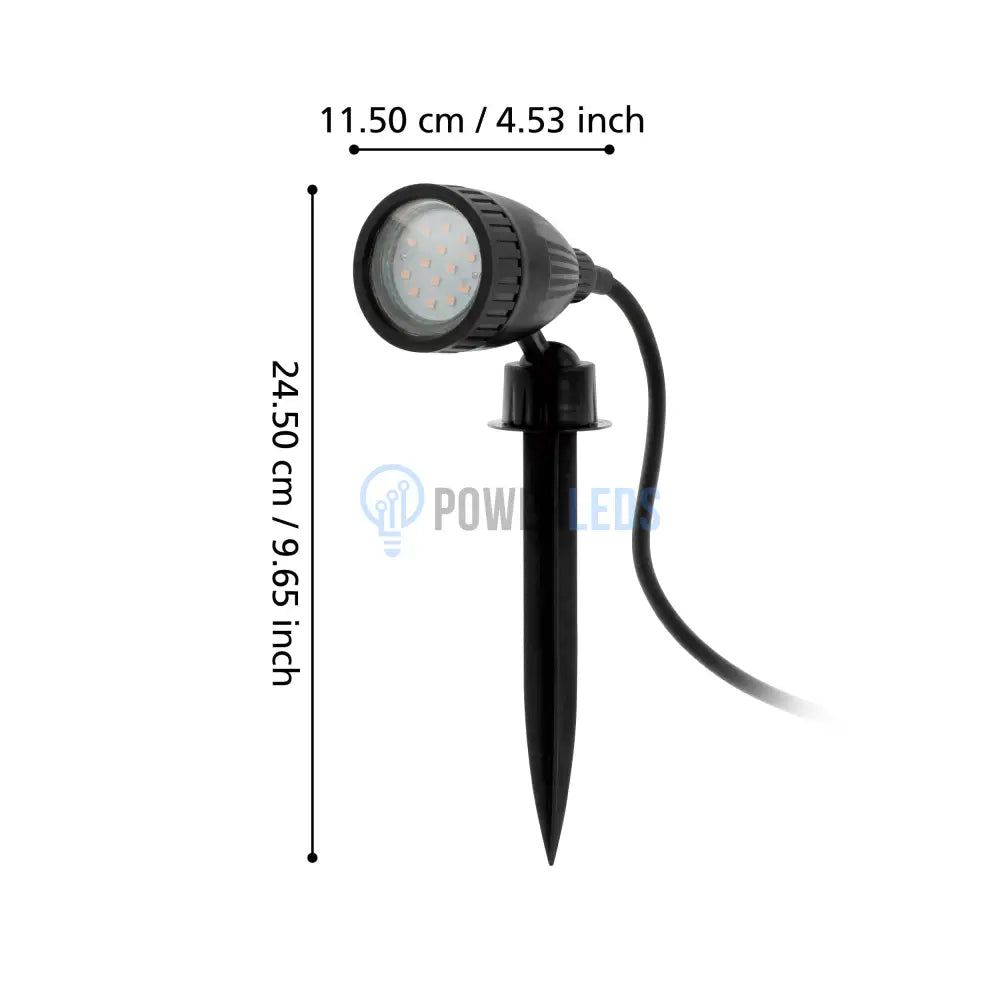 Proiector Ornamental De Gradina NEMA 1 Black 18CM STALP ORNAMENTAL GARDEN POLE