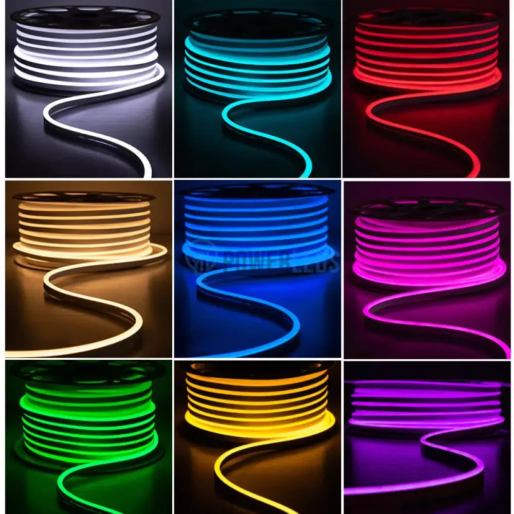 Rola Furtun LED NEON FLEX RGB 220V - 100M RGB / IP65-EXTERIOR / 10W LED Strips